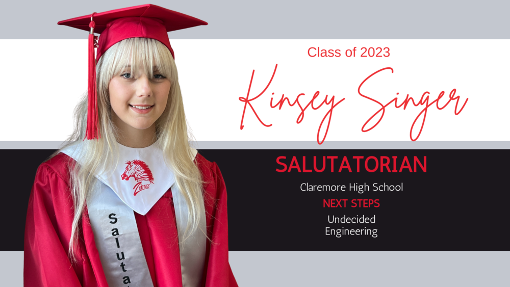 Kinsey Singer 2023 Salutatorian