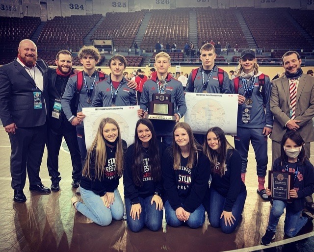 Claremore Wrestling 100% Winners at State Tournament 