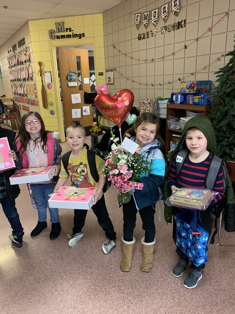 Kindergarten Valentine’s Day fun!