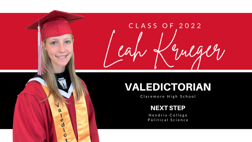 #2 Valedictorian - Leah Rone Krueger
