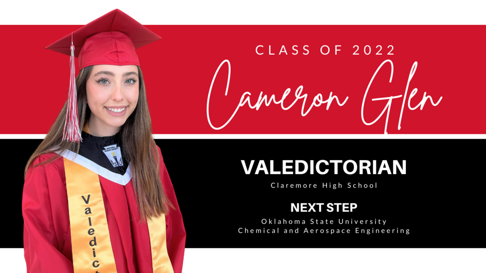 #3 Valedictorian - Cameron Glen