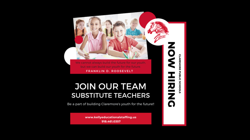 Now Hiring Substitute Teachers