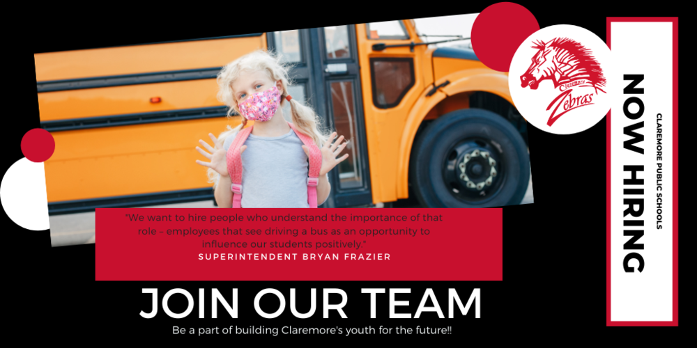 Now Hiring Bus Drivers