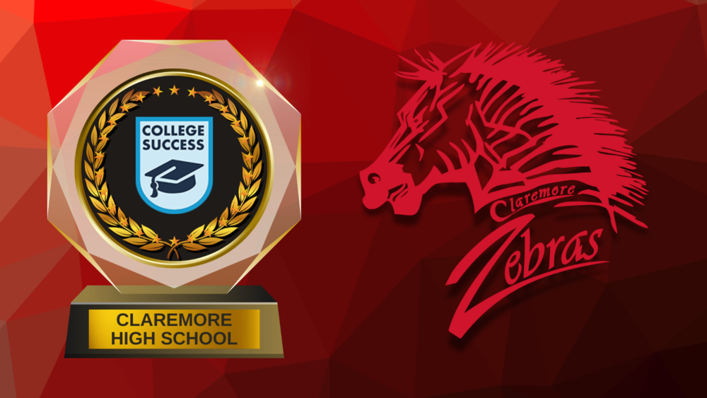 college success award plaque & zebra logo