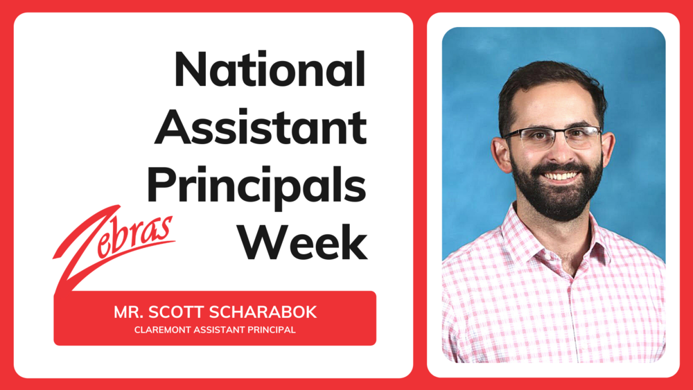 LET'S GET TO KNOW MR. SCHARABOK, CLAREMONT ASST. PRINCIPAL