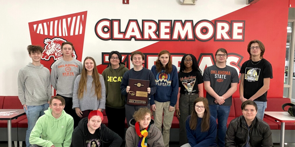 Academic Team with trophy