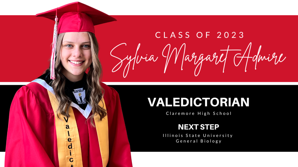  Sylvia  Margaret Admire 2023 #1 Valedictorian