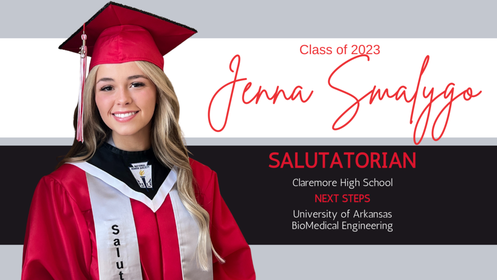 Jenna Smalygo 2023 Salutatorian