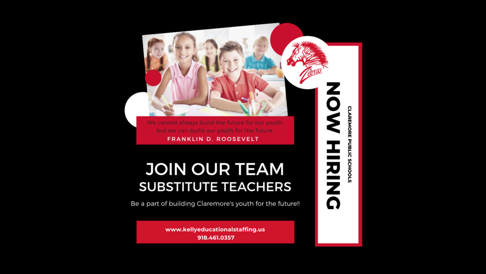 Now Hiring Substitute Teachers Will Rogers Junior High