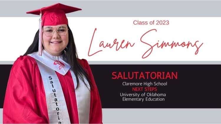 Lauren Simmons 2023 Salutatorian