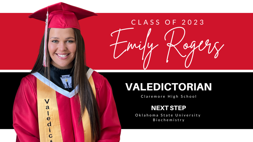 Emily Rogers 2023 Valedictorian 