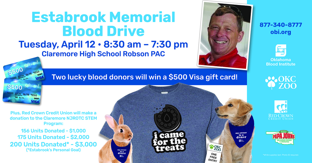 Estabrook Memorial Blood Drive