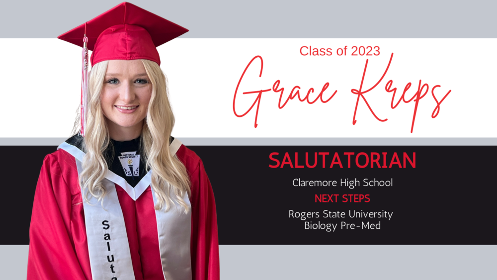 Grace Kreps 2023 Salutatorian