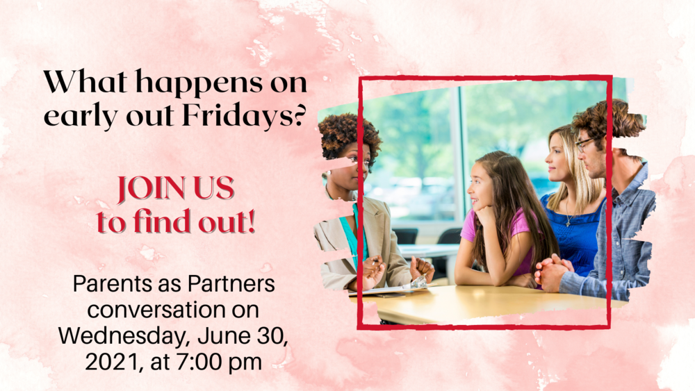 PARENTS INVITED TO JOIN IN ON THE PLC CONVERSATION