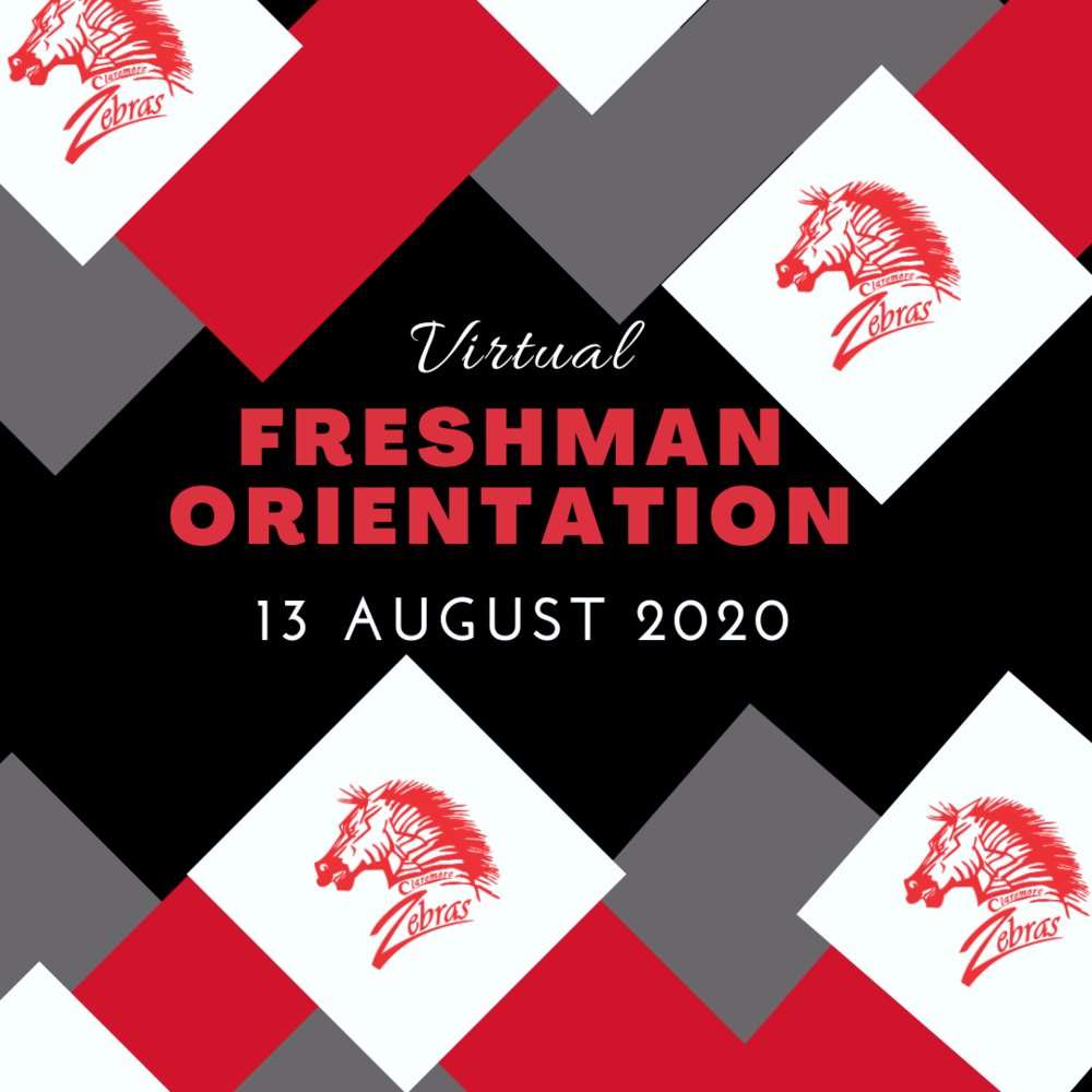 Freshman Orientation Scheduled