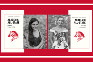 Haddock, Willhoite named the 44th and 45th Academic All-State recipients from Claremore