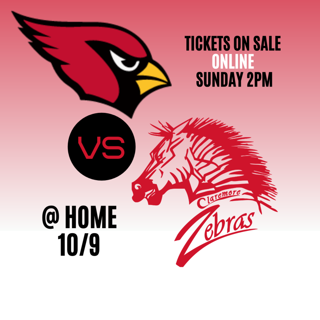 Tickets on sale for football game 