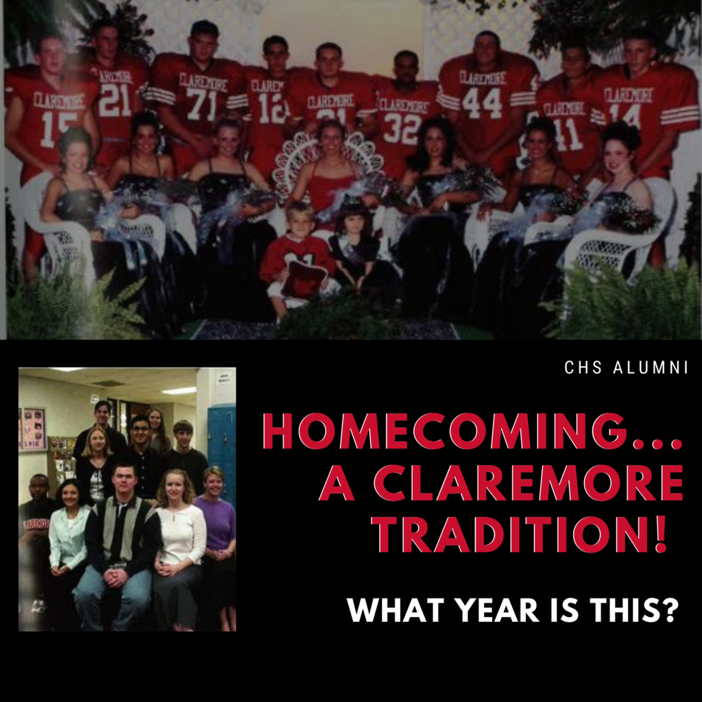 Anyone remember what year or the people in this homecoming memory? Today, tickets go on sale at 2 PM for tickets to Claremore vs. Tulsa Hale homecoming game on October 23rd.