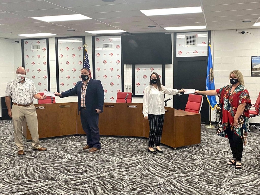 The Zenith, work comp insurance carrier for Claremore Public Schools, recognized CPS for their efforts to better the school’s employee safety and health programs.