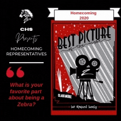 These young people are woven in the fabric and culture of what it means to be a Zebra, so over the next few days, CHS will feature each of these representatives and tell you what their favorite part of being a Zebra is to them.