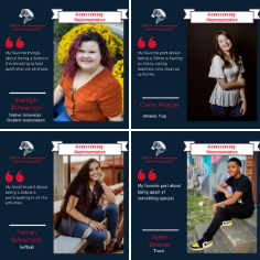 ⭐ Kaitlyn Pinkerton - Native American Student Association ⭐ Ciera Piotter - Athletic Training ⭐ Terran Schornick - Softball ⭐ Jalen Shaver - Track