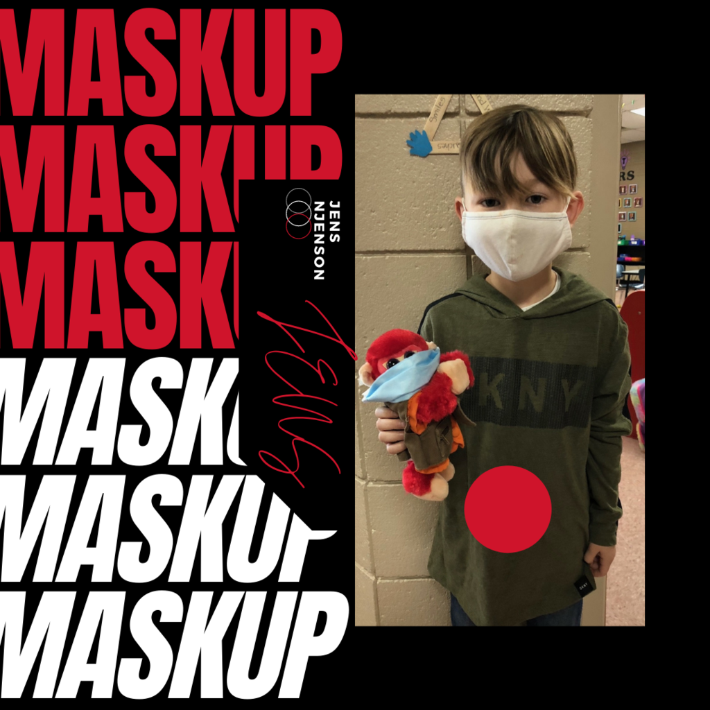 jens and monkey mask up