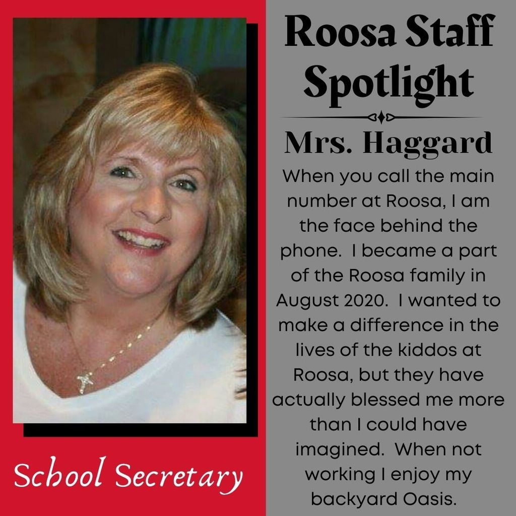 Mrs. Haggard Staff Spotlight