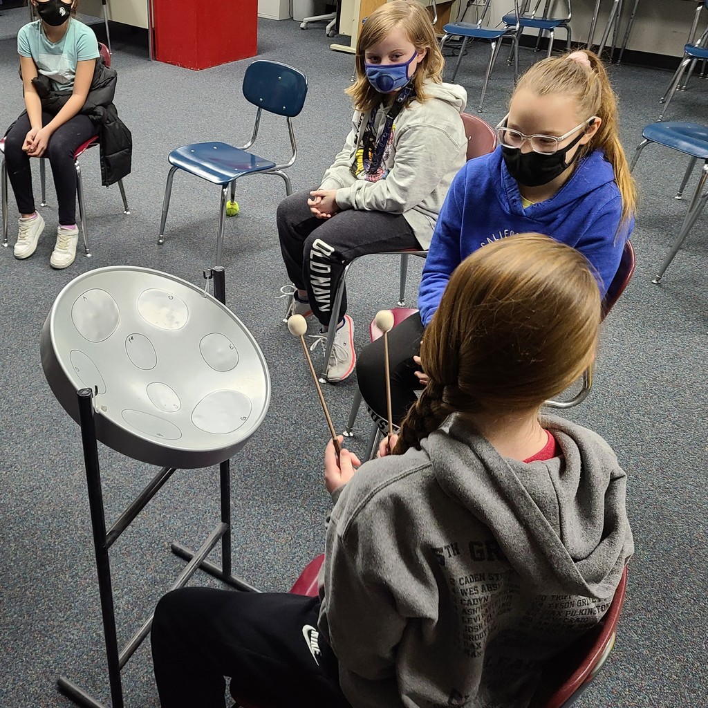 Students learned about Jamaica, famous musicians like Bob Marley, and how to play the steel drum!  