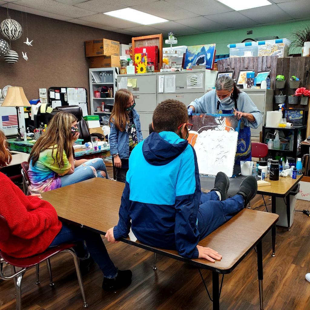 I feel to truly make a difference in a child’s life, we need to love what we are teaching. It took a year of teaching art before I experienced the explosion of creativity. It’s true! After consistently engaging in art for about a year, I found my ability to build things and my own critical thinking skills were pushed to a whole new level. I would find myself overwhelmed with things I could build and how I could achieve my goal. It built my confidence and creating in my own world continues to enhance my life in so many ways. This personal experience is what led me to LOVE sharing the creative process with my students. Engaging in art is so powerful! It helps students to develop their own personal voice and ways to talk about their art with their peers. I observe this in the classroom every day. I also love how art affects our mood in a positive way, making us happier, calmer, or even inspired to do something else. I know kids love art because before they even make it to art they are asking me every where they see me, whether it’s in the halls, cafeteria, at the grocery store, or when I am on duty, “What are we doing in art this week”? They simply can not wait until class. Teaching art has added purpose and meaning to my life and I am so grateful that being Claremont’s art teacher is part of my journey as an educator.