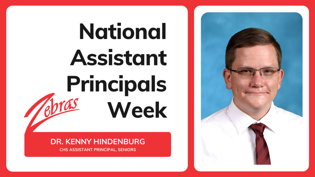 National Asst Principals Week - Dr. Hindenburg