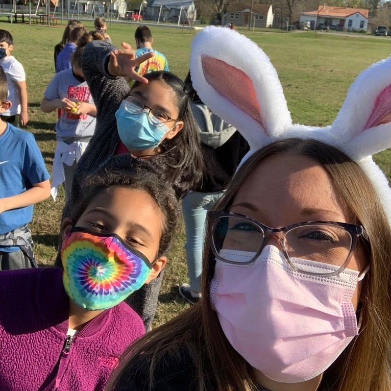 Mrs. Harrison created a fun math activity for her students before Easter! Students were asked to match up Easter egg halves with equivalent fractions, decimals, etc. These students had a blast!
