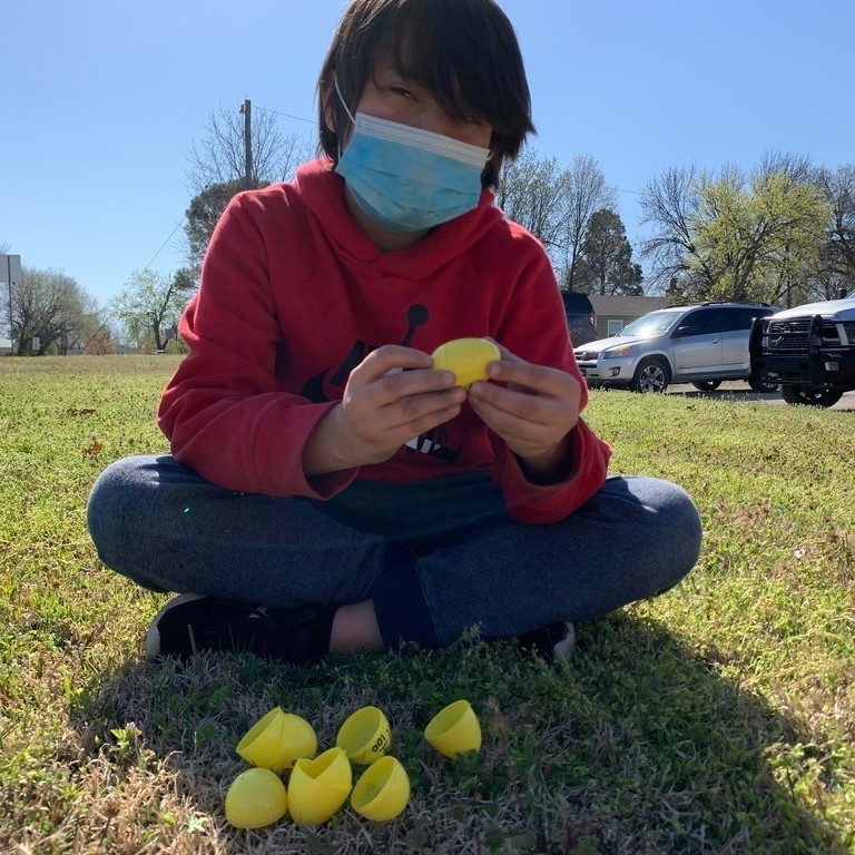 Mrs. Harrison created a fun math activity for her students before Easter! Students were asked to match up Easter egg halves with equivalent fractions, decimals, etc. These students had a blast!
