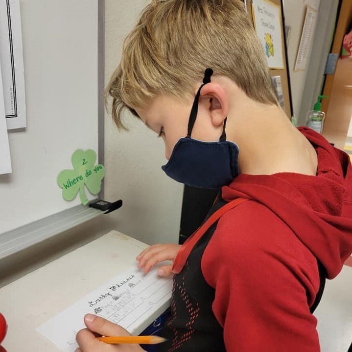 This week in literacy stations we practiced...