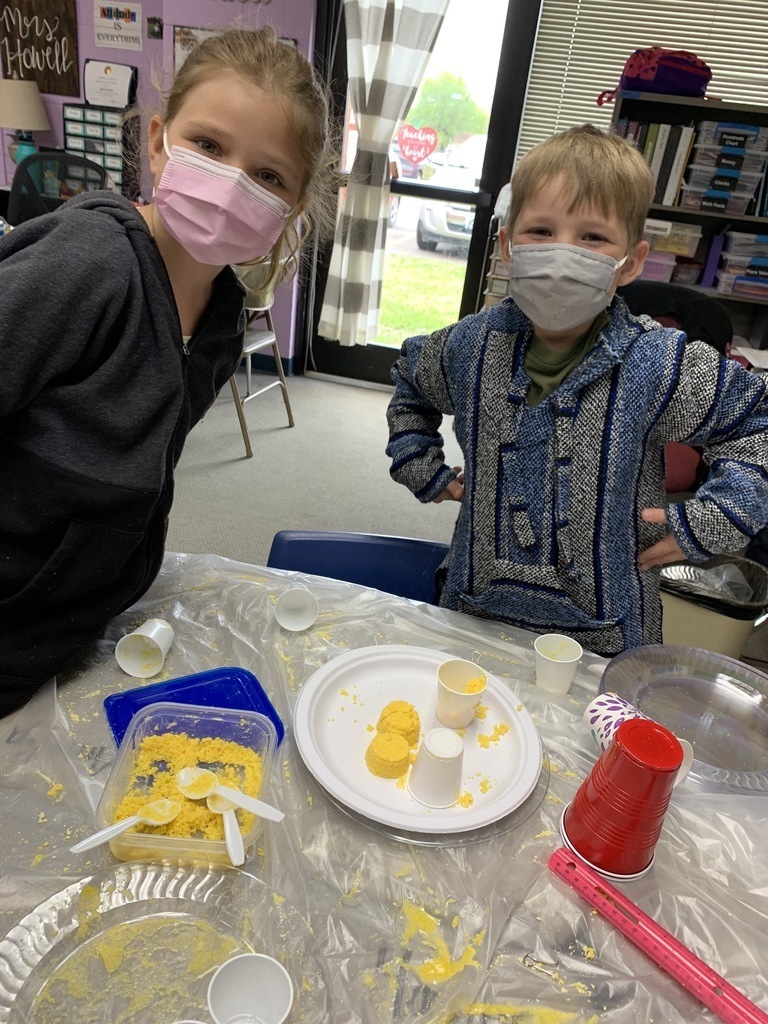 2nd grade students learned about erosion during their land and water forms unit!