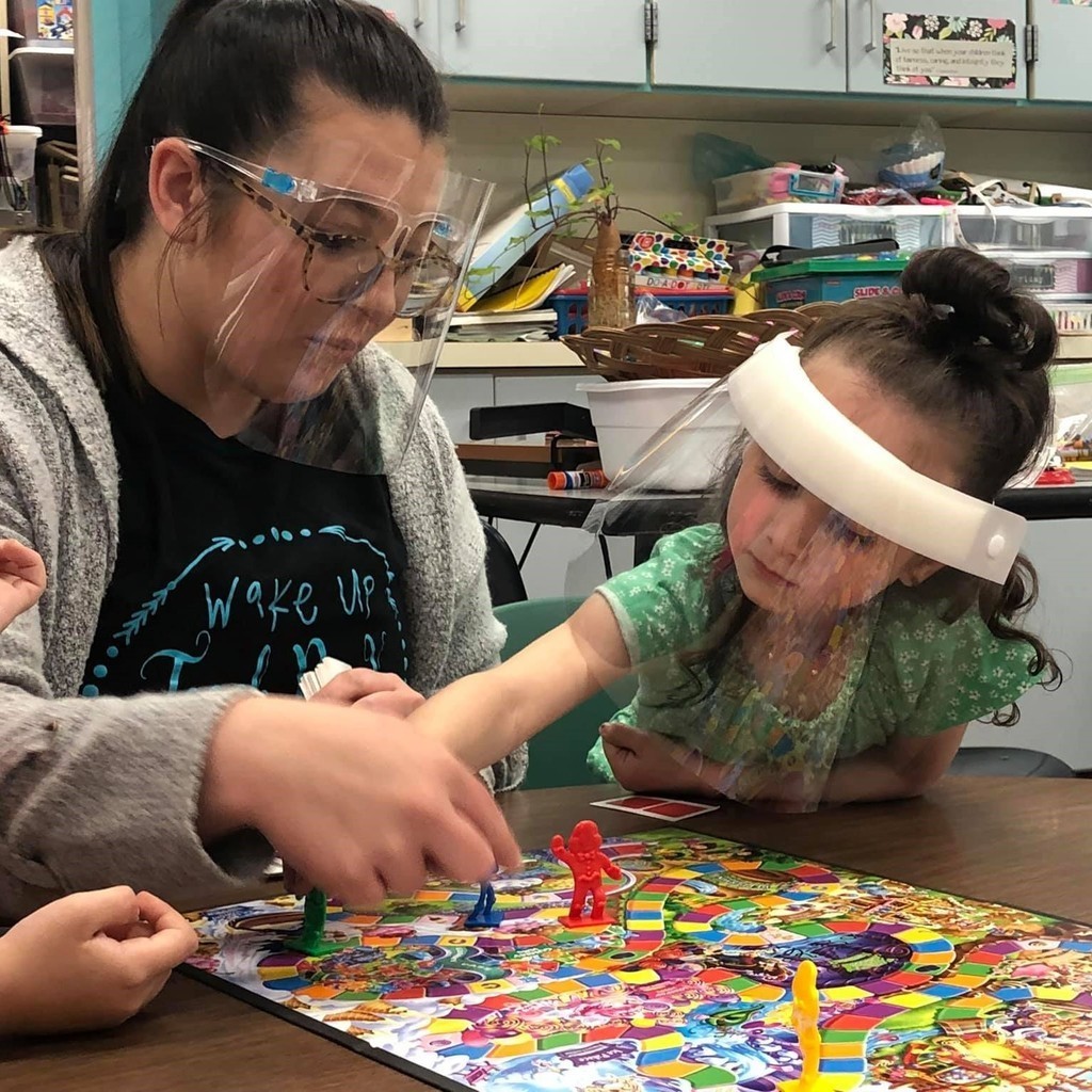 There are so many foundational skills to reinforce when playing Candyland - colors, shapes, and counting are a few of them. But it is also full of character lessons - taking turns, patience, being a gracious winner, a supportive loser, and celebrating others' successes. Character counts! #CPSZEBRAPRIDE