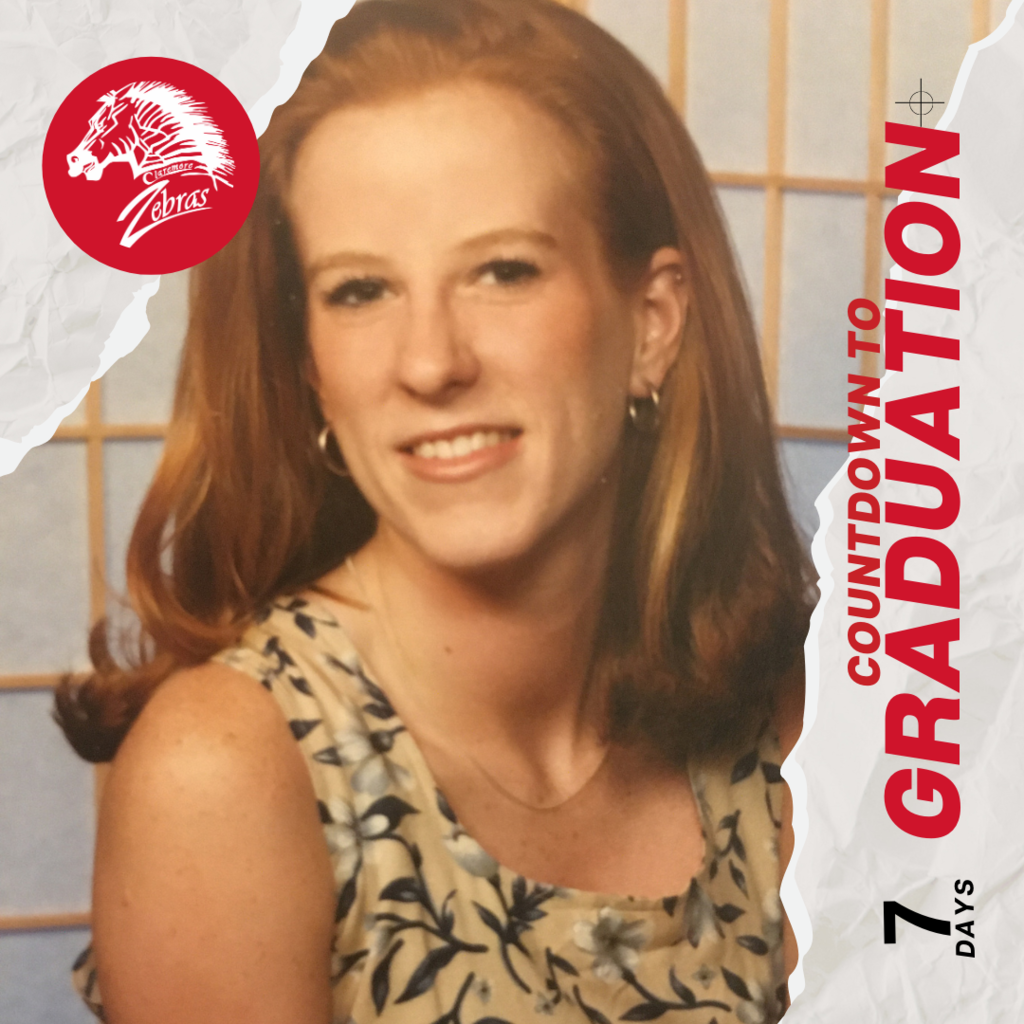 🎓 It’s May, and we know what that means… COUNTDOWN TO GRADUATION!   Let’s have a little fun as we anticipate and reflect on the last 13 school years of the Class of 2021!  Every morning in May, we will feature a graduation/senior photo of one of the teachers who helped build a foundation for this graduating class at CPS.   🎓7 days - What do you know about this teacher?  