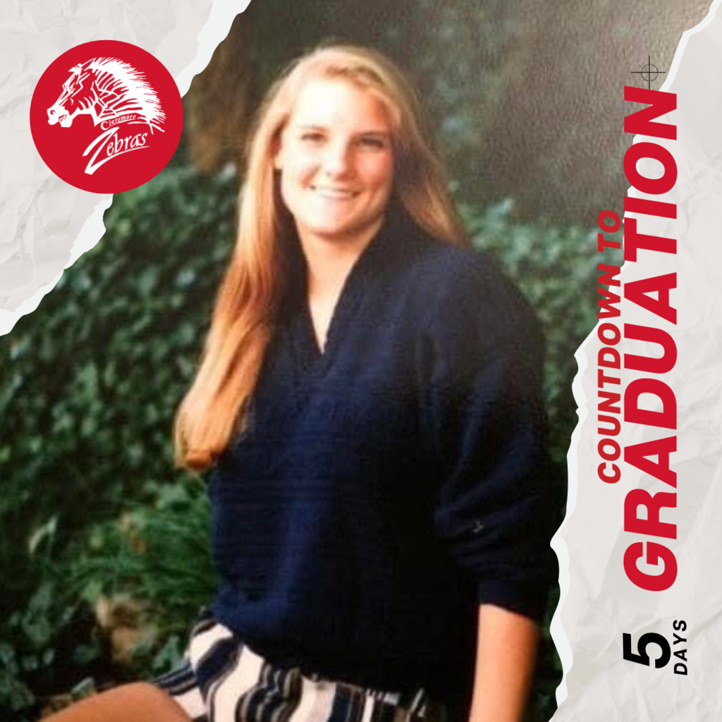🎓 It’s May, and we know what that means… COUNTDOWN TO GRADUATION!   Let’s have a little fun as we anticipate and reflect on the last 13 school years of the Class of 2021!  Every morning in May, we will feature a graduation/senior photo of one of the teachers who helped build a foundation for this graduating class at CPS.   🎓5 days - What do you know about this teacher?  