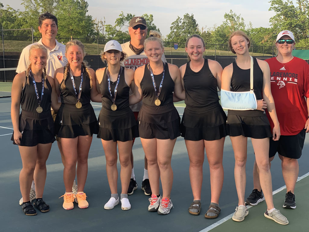 Our Lady Zebra tennis team did a little talking with their racquets and playing their hearts at the OSSAA State Tennis Tournament this weekend. That hustle and heart set them apart and allowed them to bring home some hardware.
