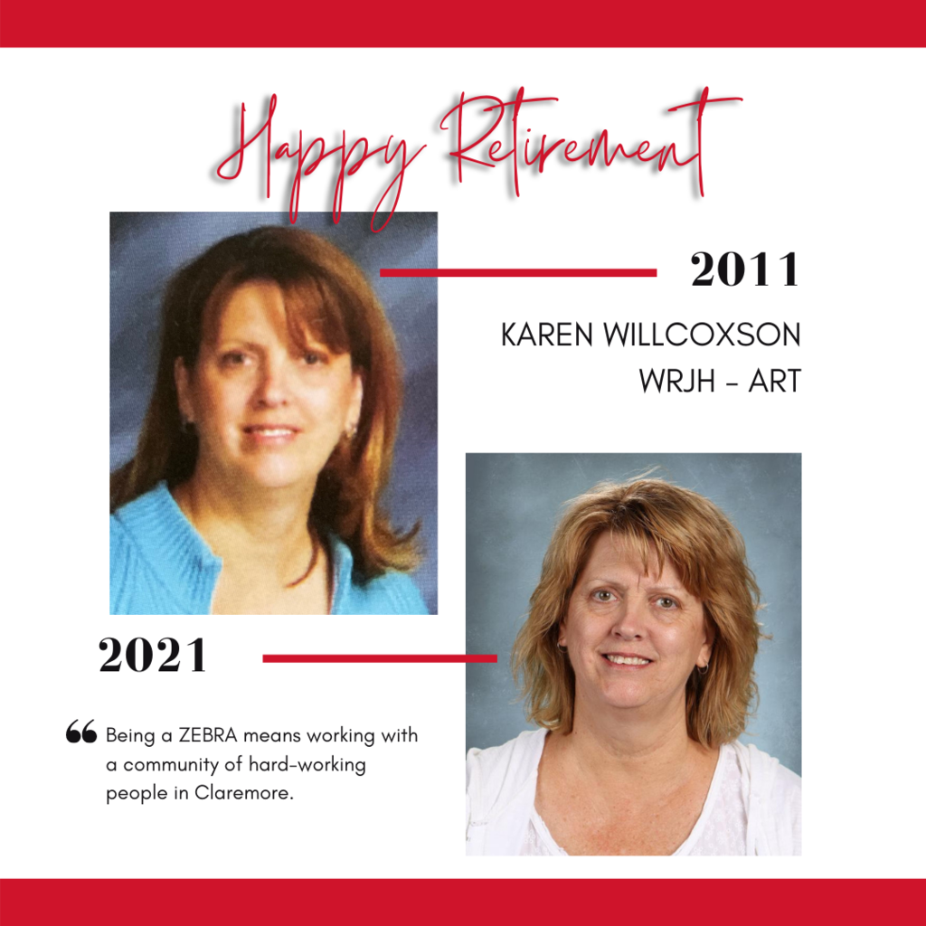 Happy Retirement Karen Willcoxson