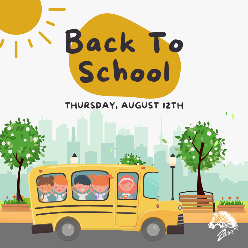 The count down is on! The 2020-2021 school year begins one month from today, August 12th. #CPSZEBRAPRIDE