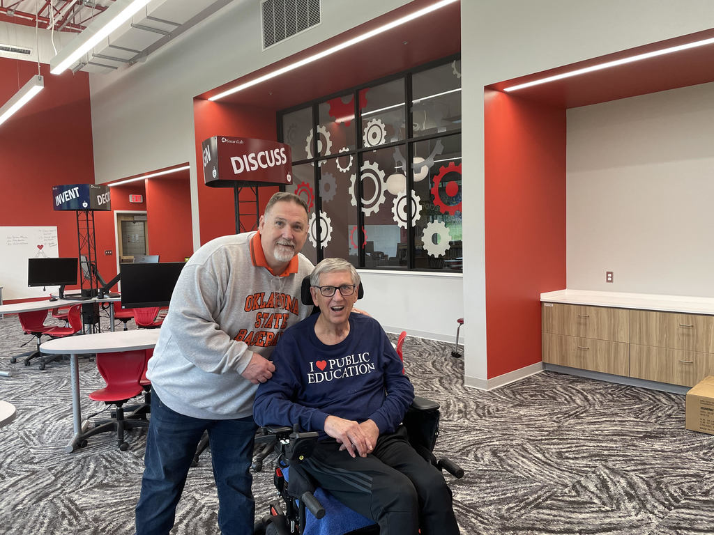 Mr. Frazier took Dr. Ballard on a private tour of the Innovations Labs earlier this month.