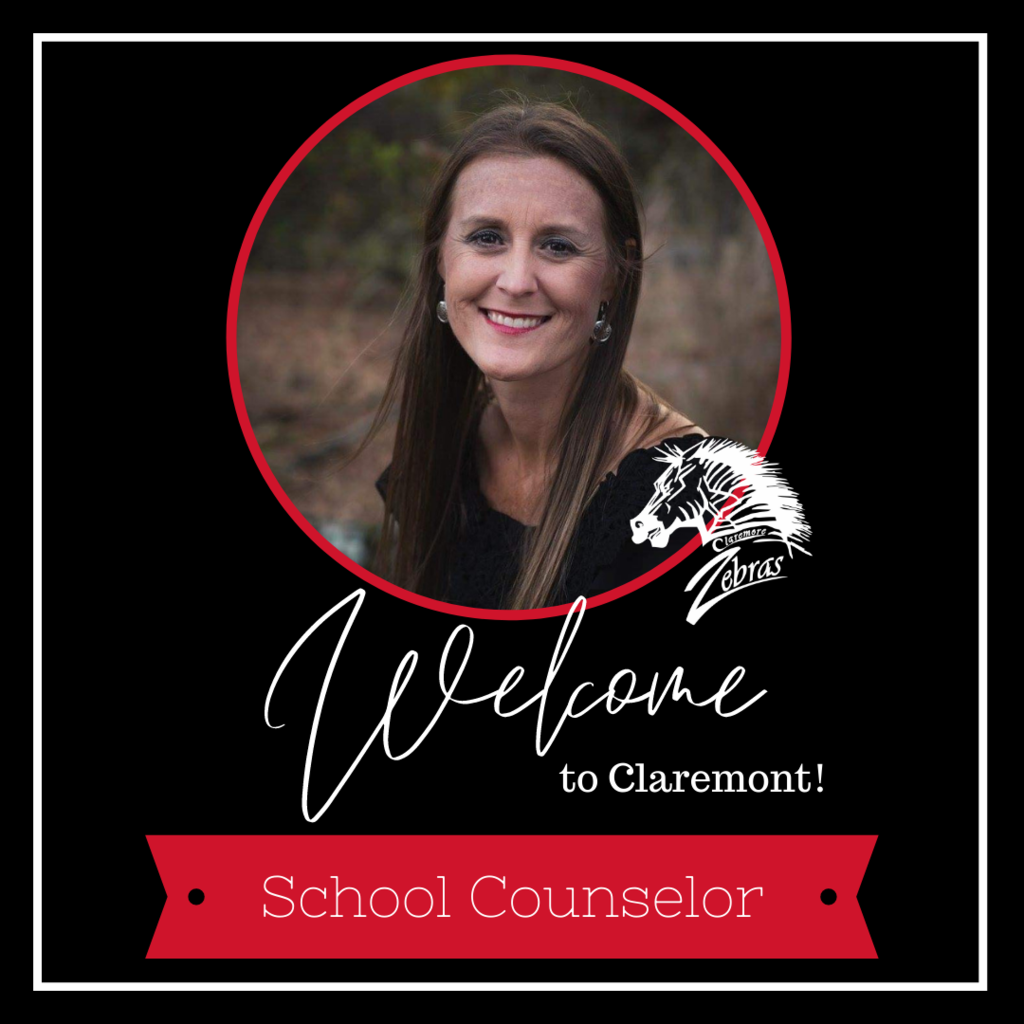 Introducing Mrs. Kristy McMillan, Claremont's new School Counselor. "My name is Kristy. I am a school counselor, and have been in education for 20 years. I am excited to be back with Elementary students. I love working with the younger students! I am also really excited to be in the same building as my daughter for the first time." "I can't wait to meet everyone at Claremont and look forward to a great school year!" #CPSZEBRAPRIDE