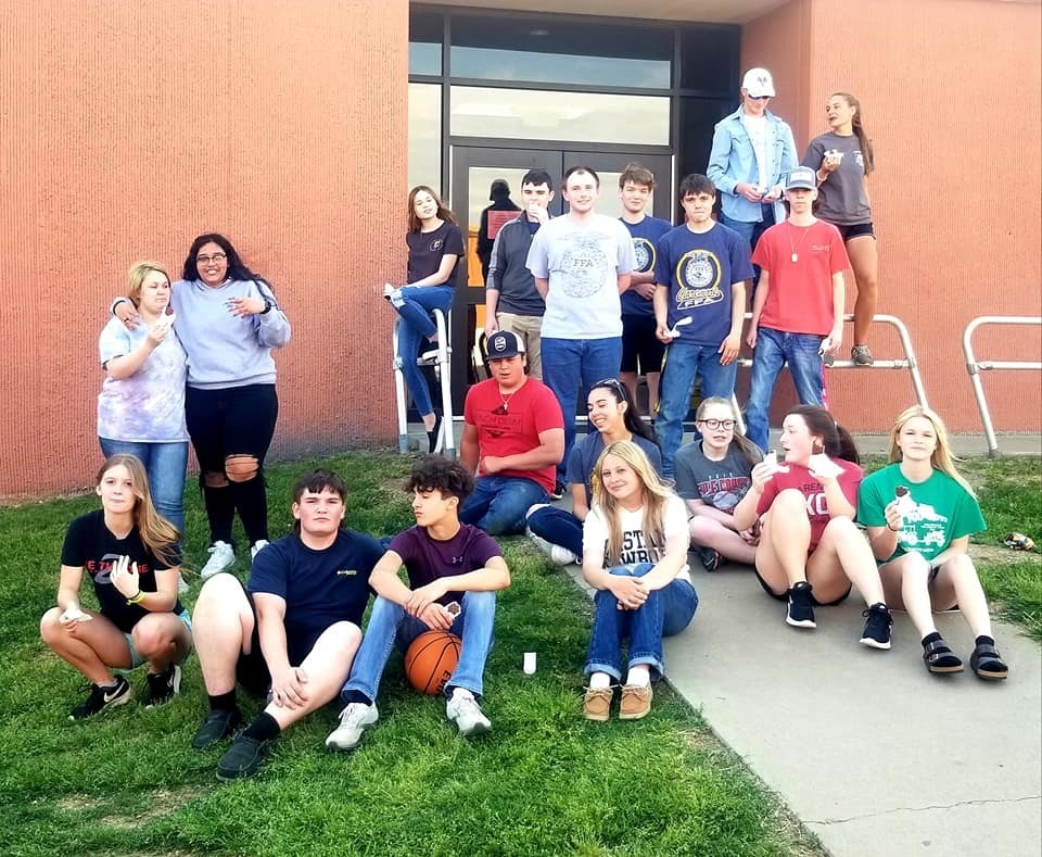 Group photo of FFA officers