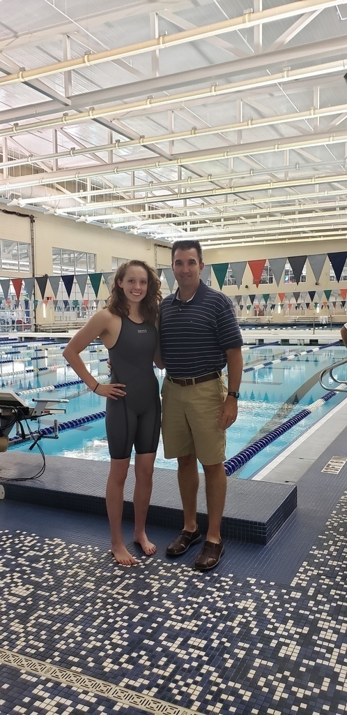Kaylee with Asst. AD Coach Hurt