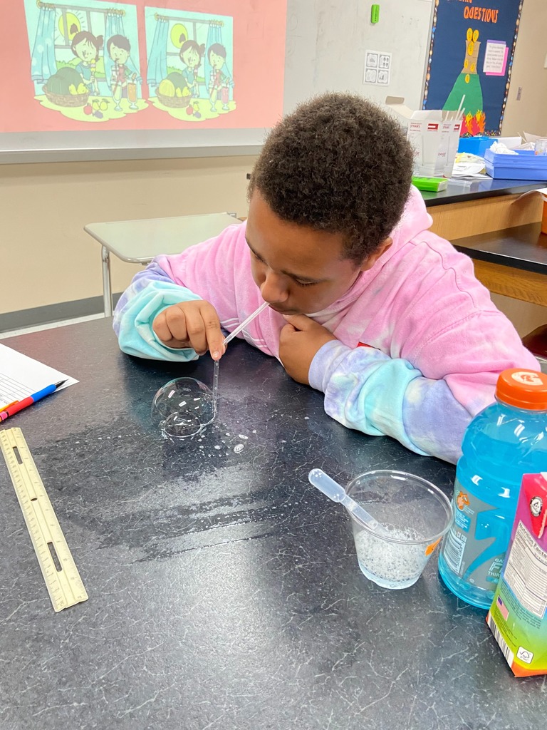 8th grade students in Mrs. Newbury's Science class practiced their measuring skills using different object and scientific tools. #CPSZEBRAPRIDE