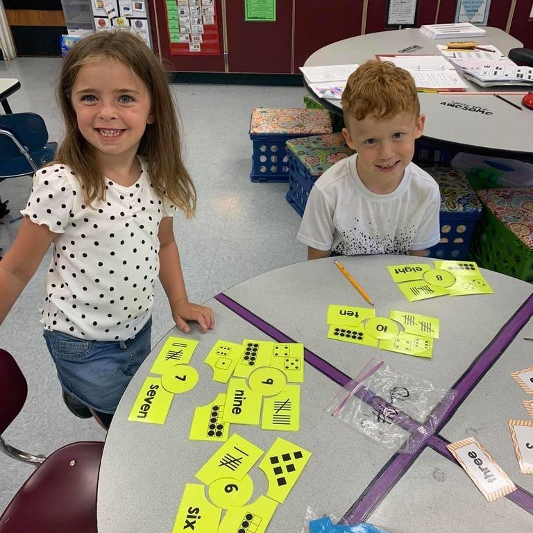 In Mrs. Sanders's class at Westside, they are working on number sense for the next few weeks and the importance of recognizing number words and numbers quickly in groups, with tallies, dice, ten frames, in groups of ones and tens, and even on their fingers. This is so essential for math success in later grades! #CPSZEBRAPRIDE