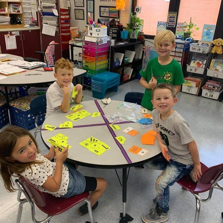 In Mrs. Sanders's class at Westside, they are working on number sense for the next few weeks and the importance of recognizing number words and numbers quickly in groups, with tallies, dice, ten frames, in groups of ones and tens, and even on their fingers. This is so essential for math success in later grades! #CPSZEBRAPRIDE