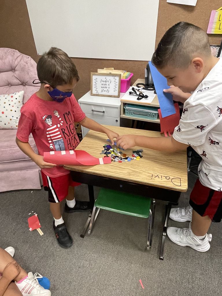 In an introduction to Growth Mindset - the belief that with work, your skills can improve over time - 2nd graders in Mrs. Johnston's class read The Girl Who Never Made Mistakes and then worked together in pairs on a STEM activity. For this STEM activity, students were challenged to design and build a broom and dustpan - using only construction paper and tape - to clean up the mistakes we all inevitably make. #CPSZEBRAPRIDE