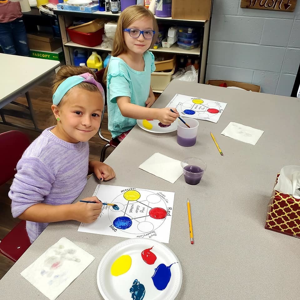 Our students are having SO much fun in Mrs. Francis' art class!! Every grade level is doing something fun and educational and all are thoroughly enjoying their time in art! #CPSZEBRAPRIDE