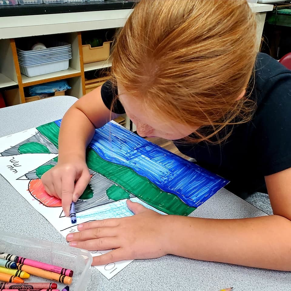 Our students are having SO much fun in Mrs. Francis' art class!! Every grade level is doing something fun and educational and all are thoroughly enjoying their time in art! #CPSZEBRAPRIDE